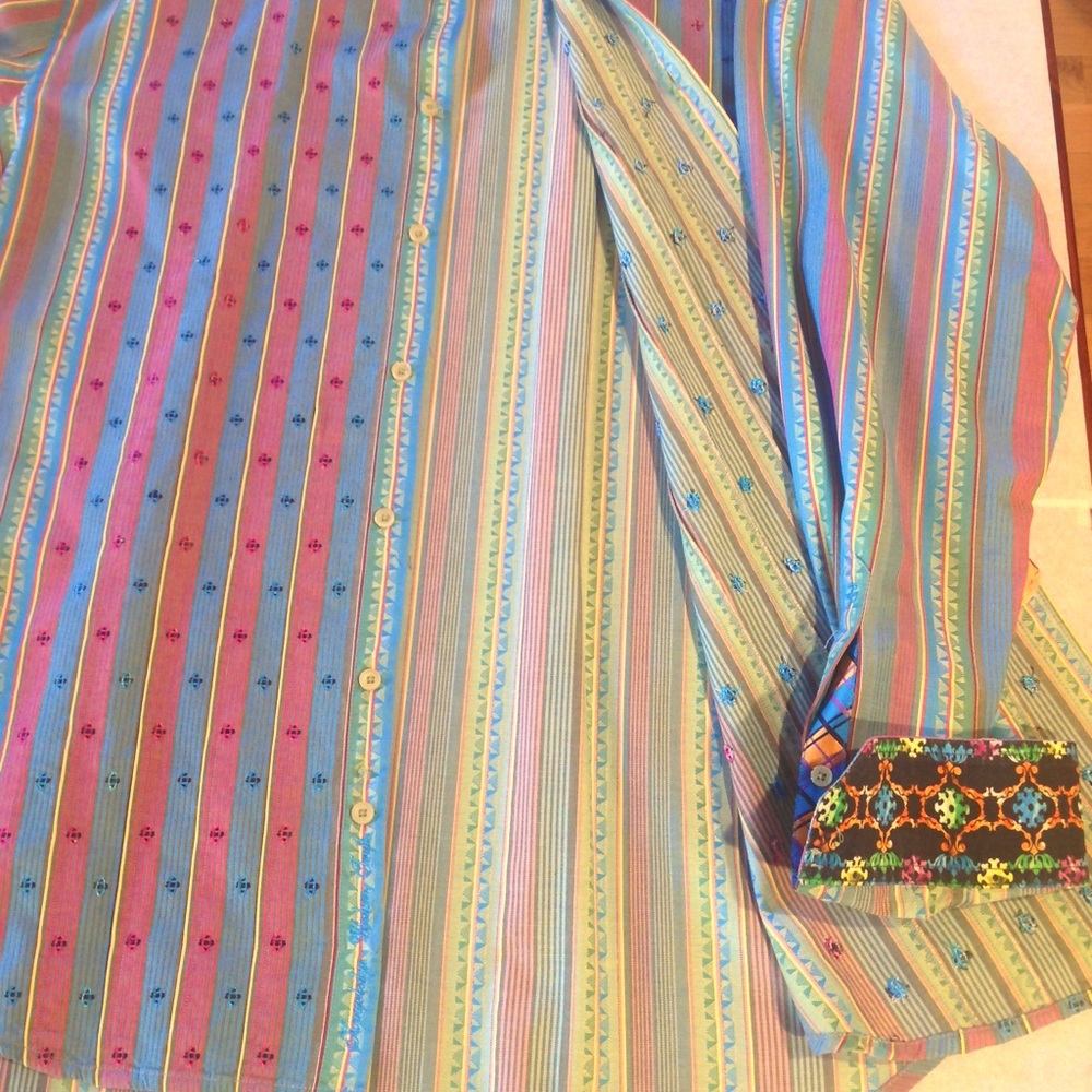 Robert Graham shirt.